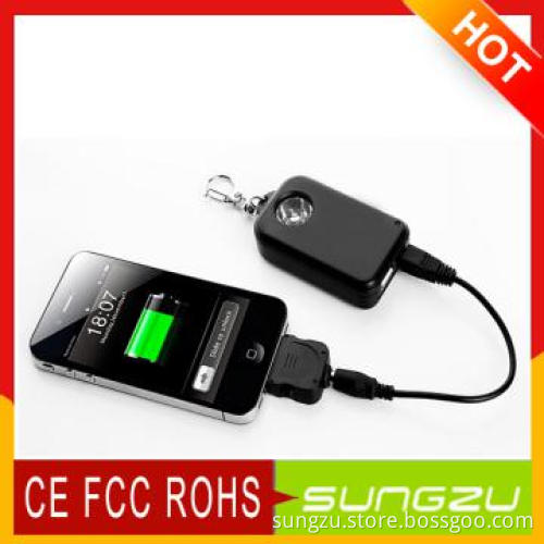 Mini Universal Battery Charger With LED Flashlight